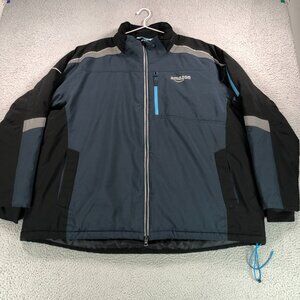 Amazon Jacket Adult 3XL Blue Gray Uniform Delivery Workwear Insulated Reflective